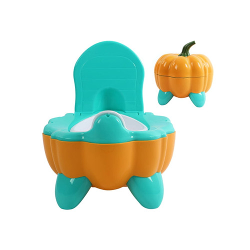 Children Training Toilet Seat Baby Potty Toilet Cartoon Gift Portable Training Potty Pot Boys Cute Pumpkin Toilet Pot Girls Bowl
