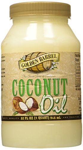 Golden Barrel Coconut Oil, 32 Ounce