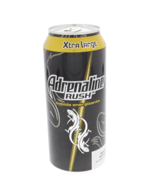 Adrenaline Rush Energy Drink 16oz - Adrenalina Bebida Energizante (pack Of 3)