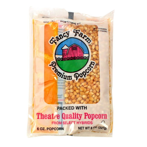 Fancy Farms Popcorn Mini-max Kit - 8 Oz. Kit, 36 Per Case