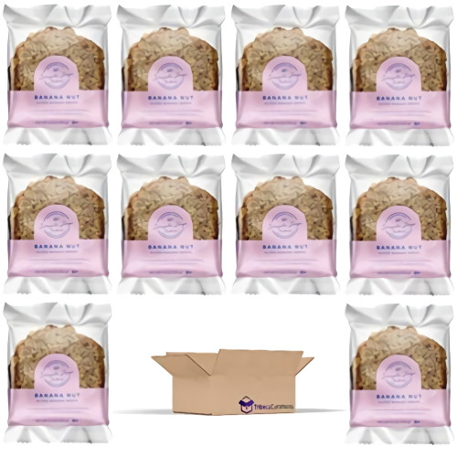 Sliced Banana Nut Cake Individually Wrapped By Simple Joys | 10 Pack