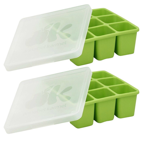 Nuk Homemade Baby Food Flexible Freezer Tray And Lid Set (pack Of 2)