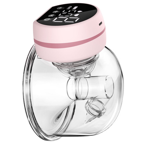 Duomishu 1x Breast Pumps Electric Painless Wearable Portable Hands Free Baby Breastfeeder Massager Breastfeeding