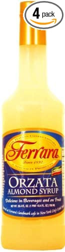 Ferrara Orzata Syrup, Almond, 26.4-ounce Bottles (pack Of 4)