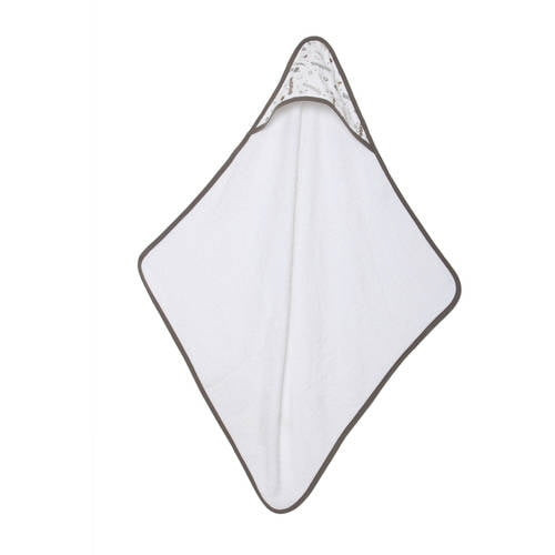 Bacati Newborn Baby Boy Muslin Hooded Towel