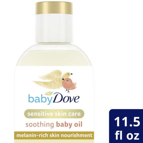 Baby Dove Melanin-rich Skin Nourishment Baby Oil, 11.5 Oz