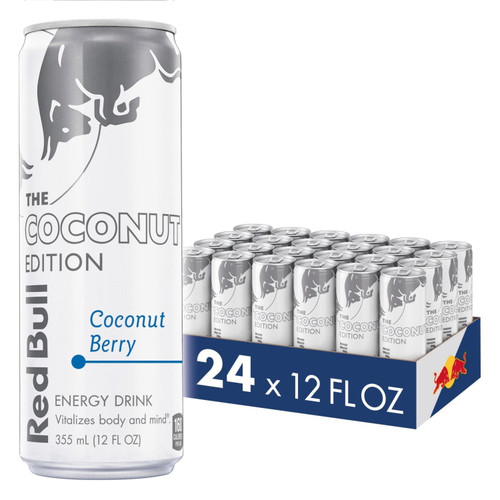 Red Bull Energy Drink, Coconut Berry, 12 Fl Oz (24 Pack)