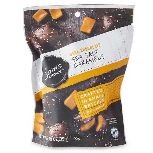 Sam's Choice Dark Chocolate Sea Salt Caramels, 13.79 Oz