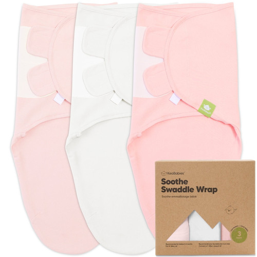 Keababies Organic Cotton Baby Swaddle Sleep Sacks, Swaddle Wrap For Newborn, Infant (candy)
