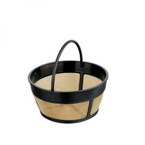 1 X The Original Goldtone Brand Reusable Basket-style 10-12 Cup Coffee Filter With Screen Bottom