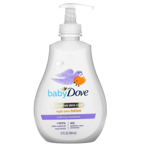 Dove, Baby Dove, Night Time Lotion, Calming Moisture, 13 Fl Oz (384 Ml)