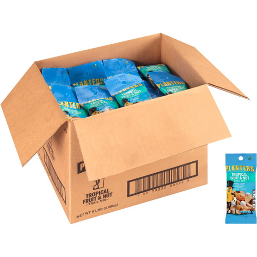 Planters Gen00260 Trail Mix, Tropical Fruit And Nut, 2 Oz Bag, 72/carton