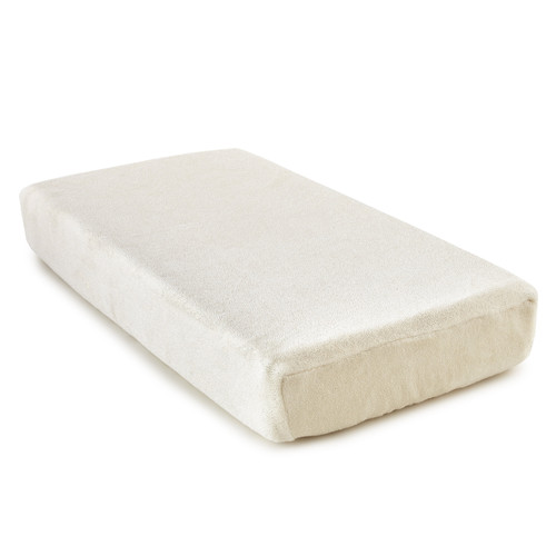 Levtex Baby - Charlotte Changing Pad Cover - Cream Plush - Nursery Accessories - Fits Most Standard Changing Pads