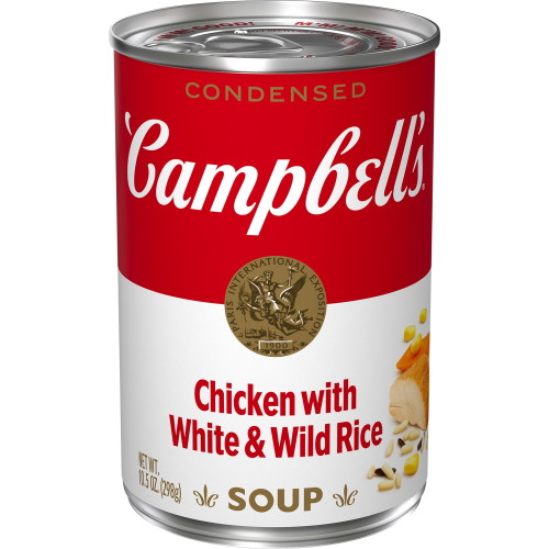 Campbell's Condensed Chicken With White & Wild Rice Soup, 10.5 Ounce Can