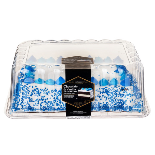 Marketside Ice Cream Cake, Chocolate And Vanilla, 4lb 2oz