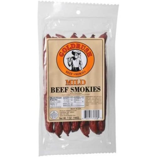 (price/case)goldrush Farms Mild Beef Smokies Sticks 12/7oz, 507308
