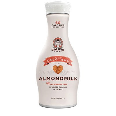 (8 Pack)califia Farms Creamy Original Almondmilk, 48 Oz. | Dairy Free | Plant Based | Nut Milk | Vegan | Non-gmo