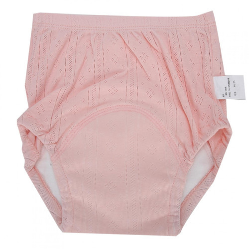 4-layer Baby  Pants Urine Leakage-proof Training Pants Newborn Cotton Gauze Children Learning Pantspink 100
