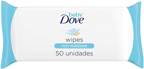 Dove Baby Wipes Rich Moisture,50 Count Pack Of 6