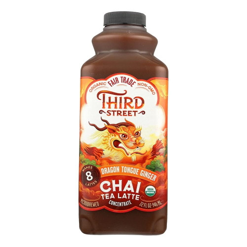 "taliaposy Chai, Organic, Conc ,dragon Tongue Ginger, Pack Of 6, Size - 32 Fz, Quantity - 1 Case6"