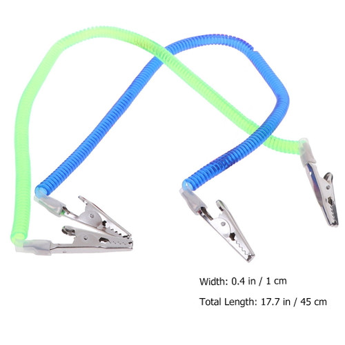 Etereauty 2pcs Dental Paper Bibs Napkin Holder Plastic Type Plastic Dental Chain Clips