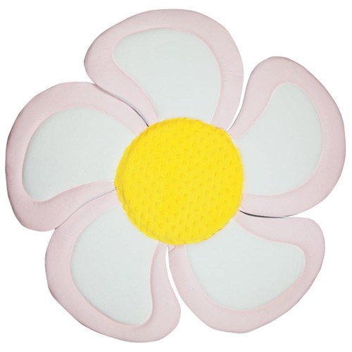 Vocheer Flower Bathtub Mat, Baby Bath Seat Bath Support Lounger For Sink For 0-12m, Pink