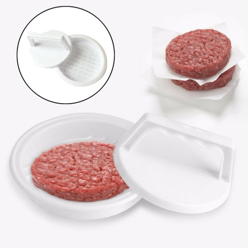 Plastic Burger Press - Hamburger Patty - Meat Beef Lamb Cheese Halal Nut Veg Veggie Burger Maker For