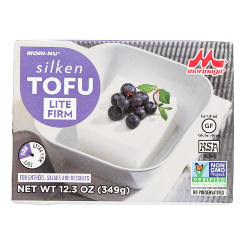 Mori Nu Shelf Stable Silken Lite Firm Tofu, 12.3 Oz Box