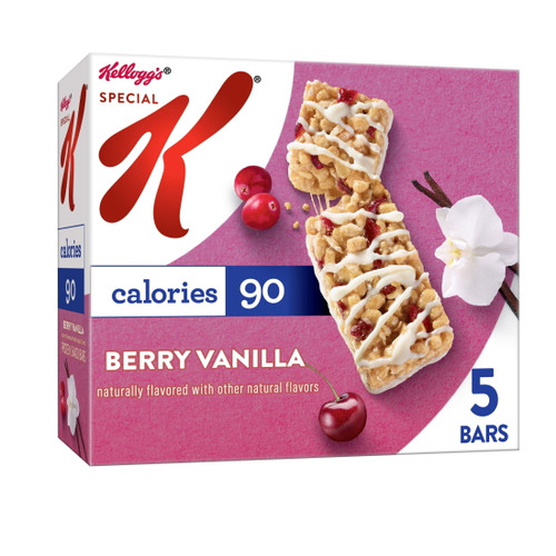 Kellogg's Special K Protein Snack Bars, Berry Vanilla, 4.4 Oz, 5 Count