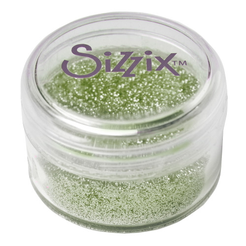 Sizzix Biodegradable Fine Glitter Green Tea 12g
