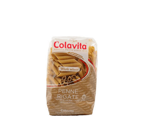 Colavita Whole Wheat Penne Rigate Pasta, 16 Ounce