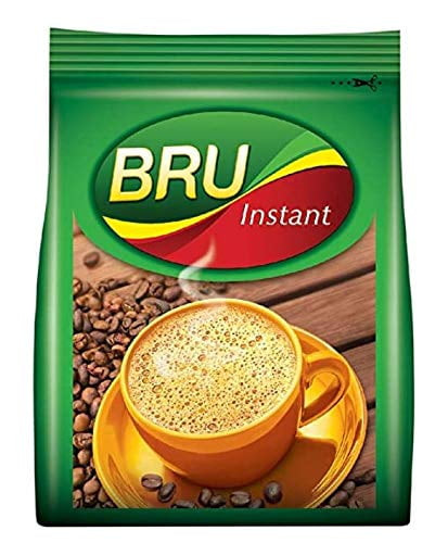 Bru Instant Coffee, 100 Grams Pack, 3.5 Oz, India - Instant Coffee-chicory Mixture Made From Blends Of Coffee And Chicory - Vegetarian