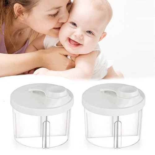 2pcs Baby Outdoor Food Milk Powder Storage Container