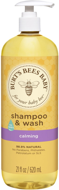 2 Pack - Burt's Bees Baby Shampoo & Wash, Calming 21 Oz