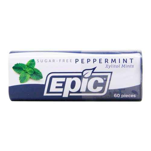 Epic Dental Xylitol Mints Peppermint - 60 Mints