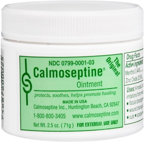 Calmoseptine Original Diaper Rash Ointment Jar - 2.5 Oz, 6 Pack