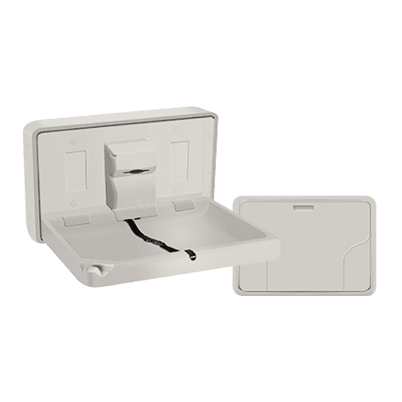 Asi-9014 - Baby Changing Station - Horizontal - Plastic - Surface Mounted