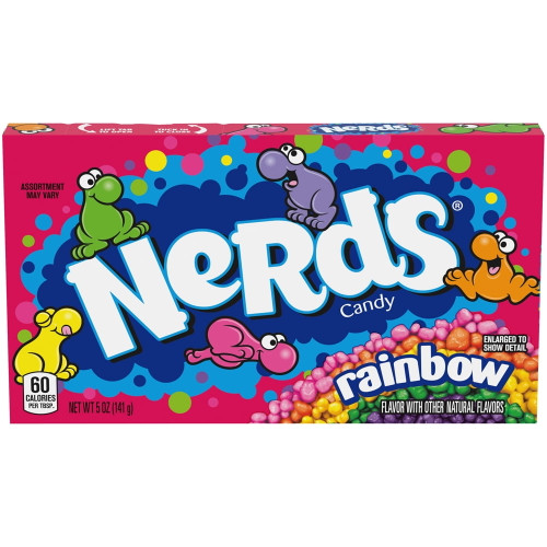 Rainbow Nerds Candy, 5 Oz, 12 Count