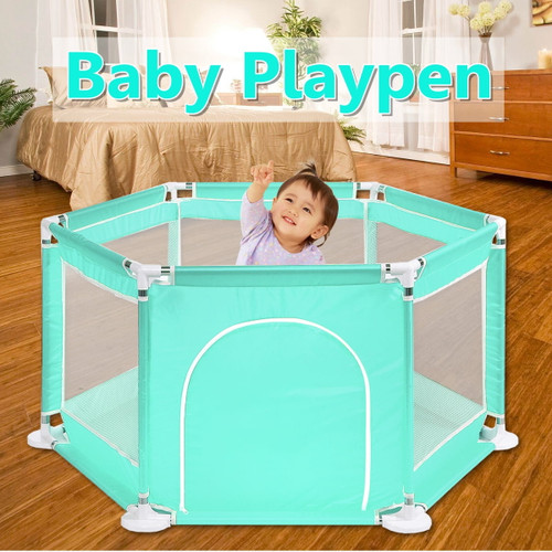 Baby Kids Playpen Playinghouse Indoor Outdoor Safety Play Yard Baby Fence Play Pen With Round Zipper Door For Children Pool Balls (balls Not Included)