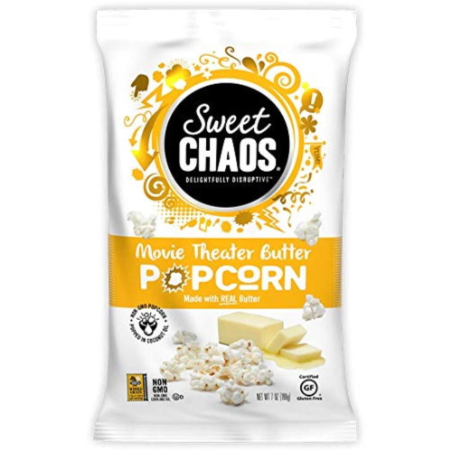 9076831 Ppcrn Mvie Thtr Bttr 7oz Sweet Chaos Movie Theater Butter Popcorn 7 Oz Bagged