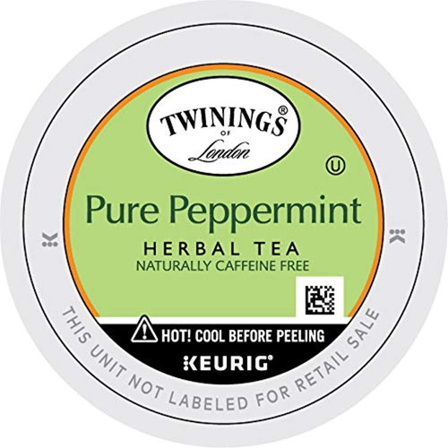 Twinings Of London Pure Peppermint Tea K-cups For Keurig, 24 Count