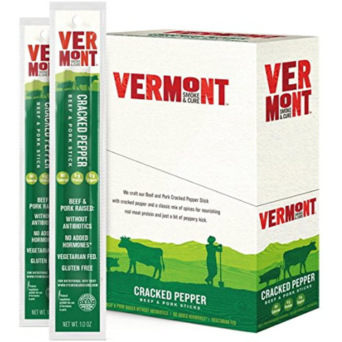 Cracked Pepper Beef & Pork Sticks 24oz (24-1.0 Oz Sticks)