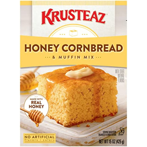 Krusteaz Honey Cornbread And Muffin Mix, 15 Oz (pack Of 4)