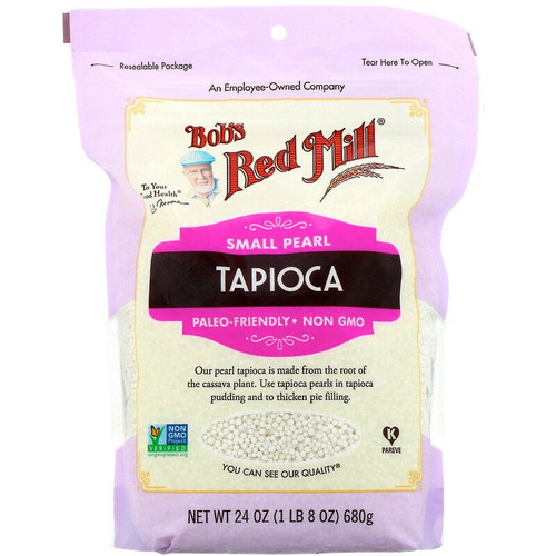 Bob's Red Mill, Small Pearl Tapioca, 24 Oz Pack Of 2