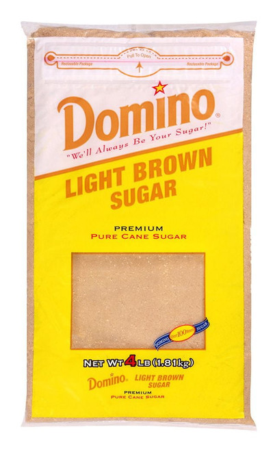 Product Of Domino Light Brown Sugar Powder 4 Lbs.