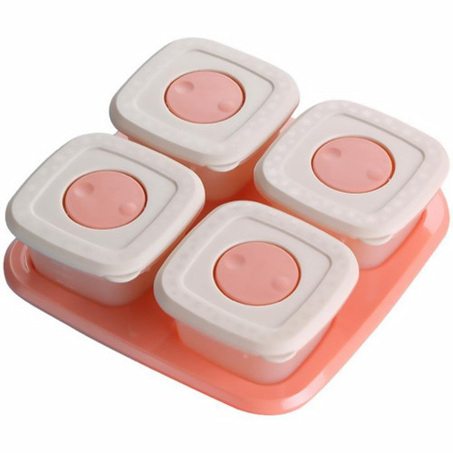 Hemoton 4 Pcs Milk Powder Boxes Baby Food Containers Baby Food Organizer Baby Supplies