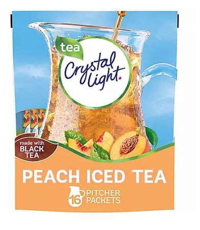 Crystal Light Peach Iced Tea Powdered Drink Mix (4.55 Oz.)