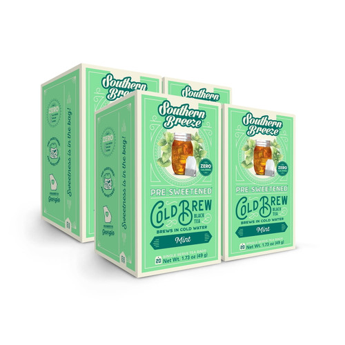 Southern Breeze Cold Brew Sweet Tea Mint 20ct - 4 Pack