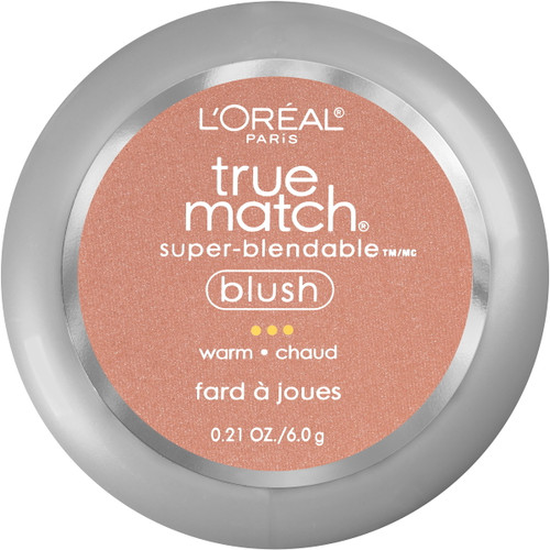 L'oreal Paris True Match Super-blendable Blush, Soft Powder Texture, Barely Blushing, 0.21 Oz