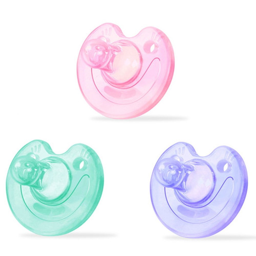 Akoada Baby Pacifier Soft Silicone Sleep Pacifier Natural Sucking 3 Pack